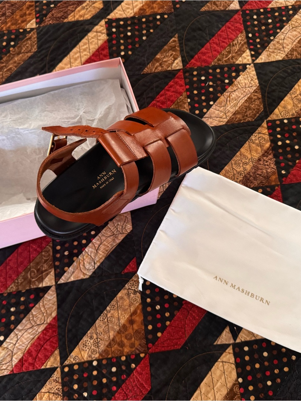BRAND NEW in the box Ann Mashburn fisherman sandals